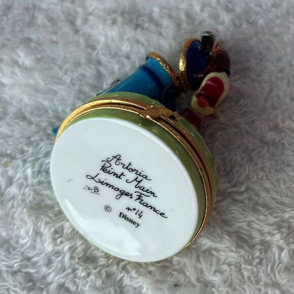 Rare Limited Edition Disney Pluto Golf Caddy Limoges Box - Picture 4 of 7